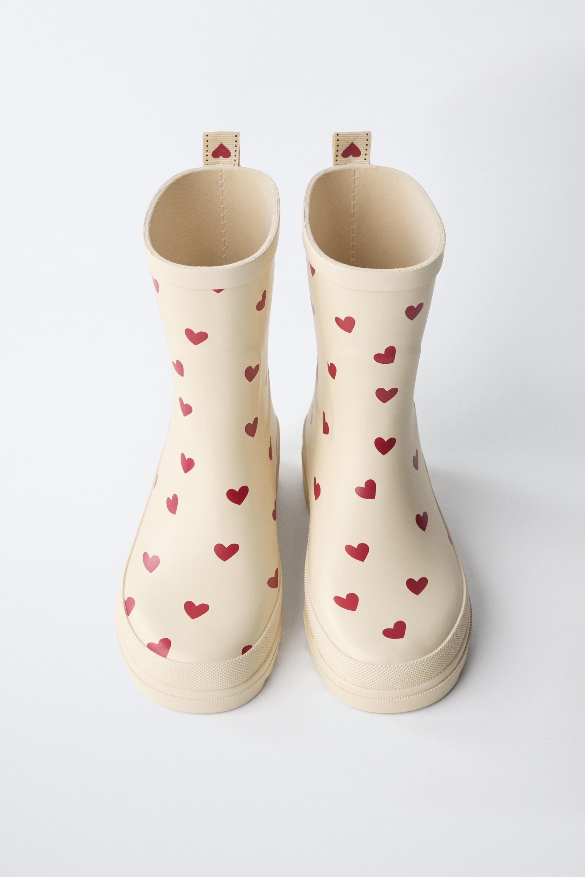 BOTTES DE PLUIE CŒURS